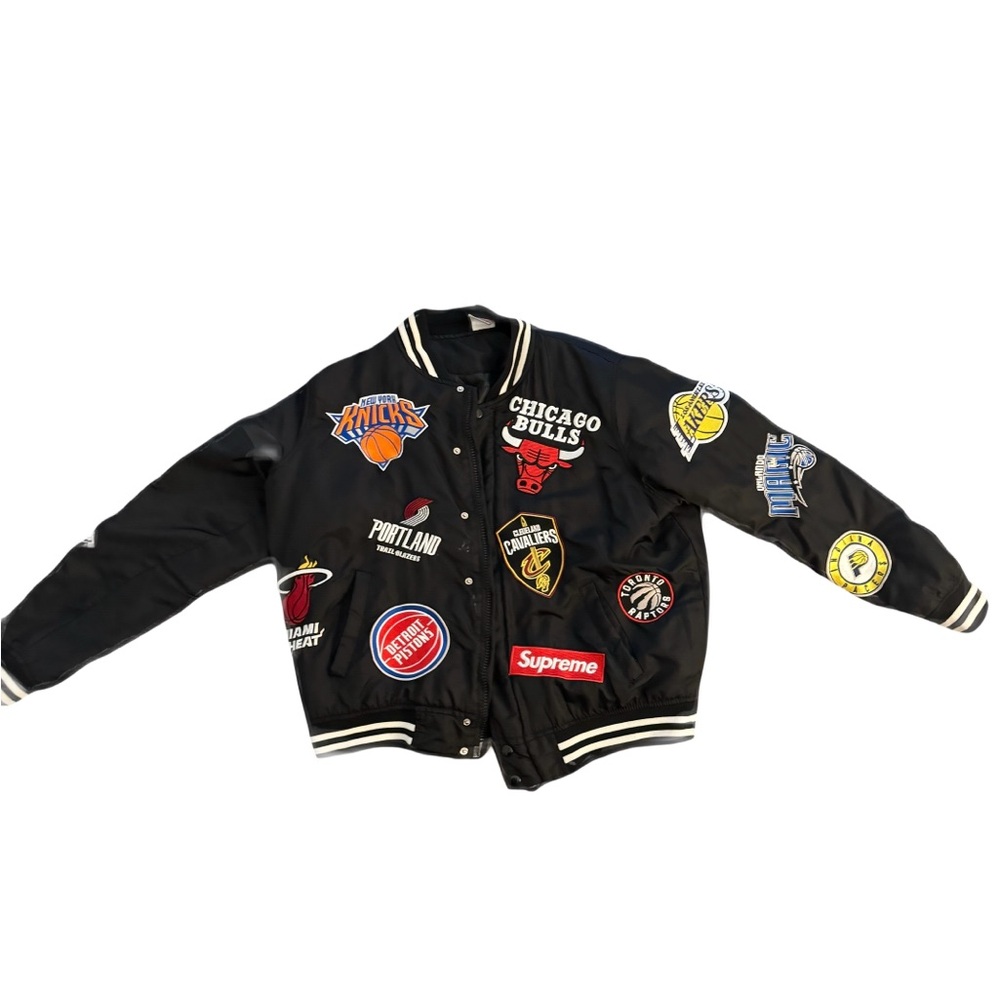 Supreme x NBA x Nike Collaboration Varsity Jacket
